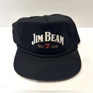 Jim Bean SnapBack Hat Black One Size